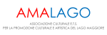 Logo Amalago associazione culturale E.T.S per la promozione culturale e artistica del Lago Maggiore